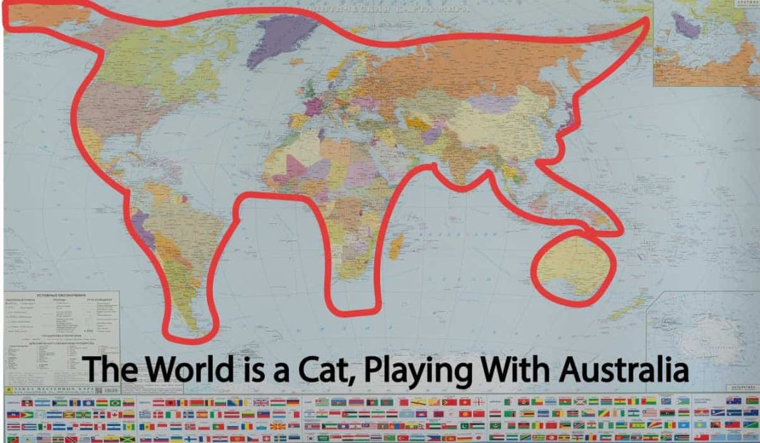 The World Is A Cat Playing With Australia: What Does It Mean?